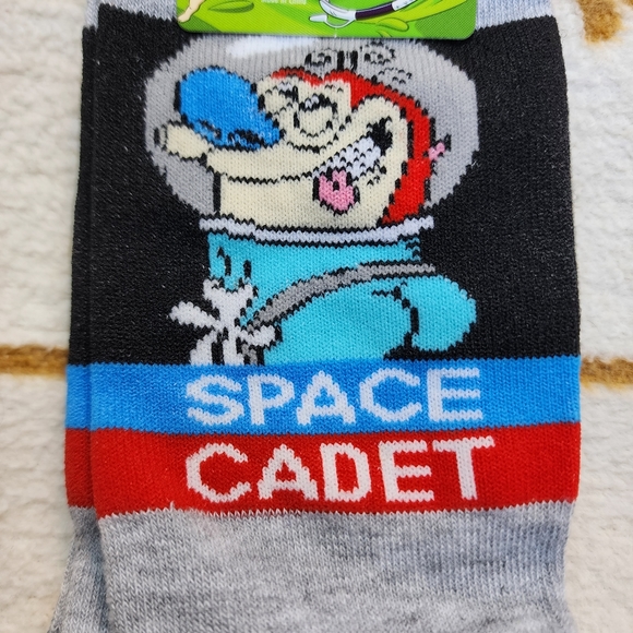 Nickelodeon Ren Space Cadet Crew Socks. NWT. - Picture 2 of 5
